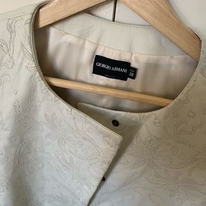 SOLD. Giorgio Armani Leather Jacket 👌😍